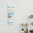 thumbnail image 4 of Coastal Canvas Wall Art Print: Starfish & Beach Chairs on Sand Artwork for Wall Painting for Bedroom(12" W x 12" H x 3 PCS, Multi-Sized), 4 of 6