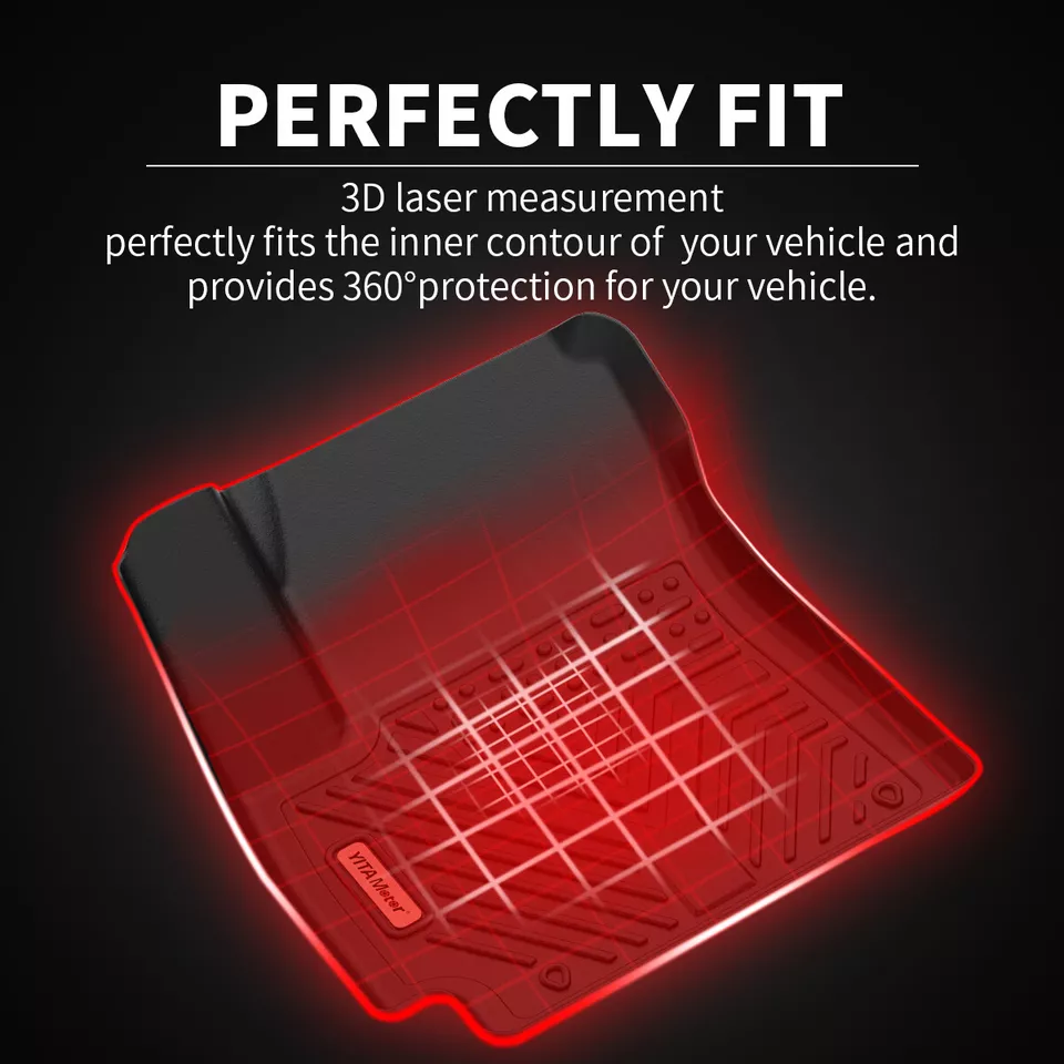 RVNI 3D Floor Mats + Cargo Liner 4PCS Set For 2023-2024 Honda CR-V CRV Hybrid Only