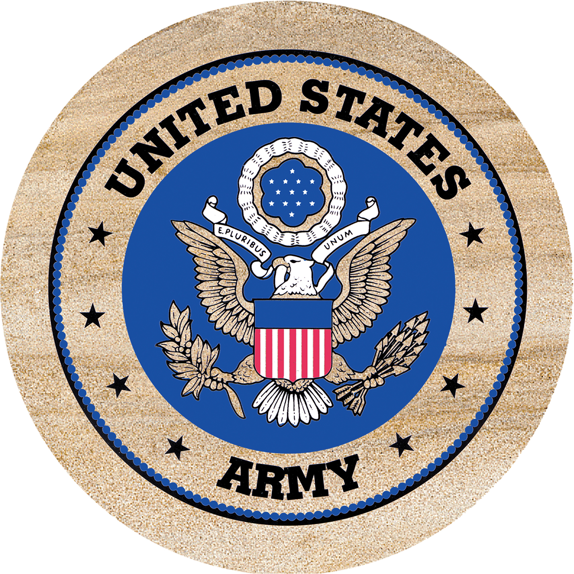 Thirstystone Drink Coasters Set, Army