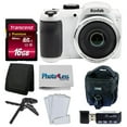 thumbnail image 1 of Kodak PIXPRO AZ252 Digital Camera (White) Kit + 16GB Memory Card + Accessories!, 1 of 4