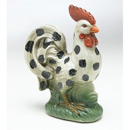 Glass Hand Painted Rooster - AA Importing Hand Painted Rooster Figurine