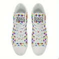 thumbnail image 6 of Coolcustomize Womens Pride Month Love Heart Stylish Sneakers, Rainbow Dreamy Star Design Casual Shoes, Pride Celebrations, Ladies' Casual Boots, Summer Festivals, Perfect Gift for Lovers & Friends, 6 of 10