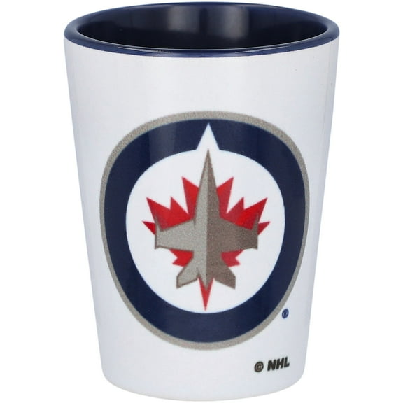 Winnipeg Jets 2oz. Inner Color Shot Glass