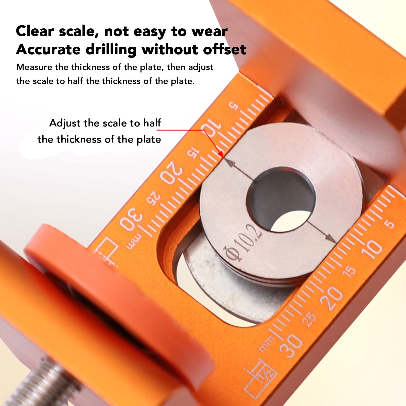 BOKYAN Pocket Hole Jig Aluminium Alloy 8mm 10mm 12mm Wood Dowel Drilling Template Drill Guide Puncher Locator Tool