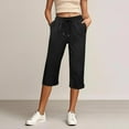 thumbnail image 2 of Casual Women's Pants For Everyday And Use Comfortable And Stylish 3/4 Length Trousers For Summer Season, 2 of 3