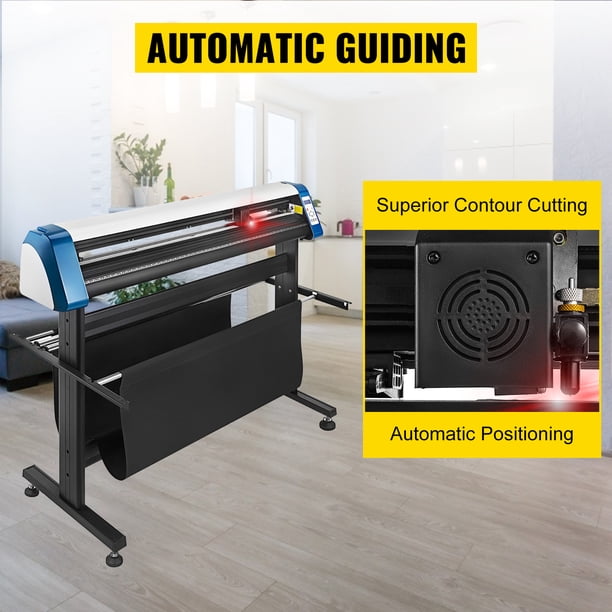 Cortador de vinilo VEVOR máquina trazadora de 53 pulgadas alimentación automática de papel velocidad ajustable