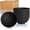 Black, variant on alternative plastic bowl set with lids,unbreakable wheat straw bowls 40oz suitable for indoors and outdoors,overnight foods container with cover. White