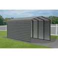 thumbnail image 3 of Arrow 10 x 24 x 9 ft Charcoal Steel Carport With 2 Side Wall Kit, 3 of 15
