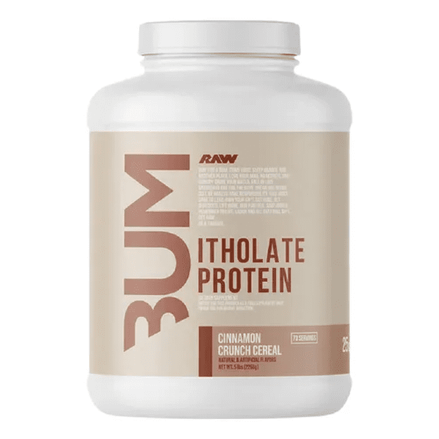 RAW CBUM ITHOLATE PROTEIN 5LBS CINNAMON CRUNCH CEREAL