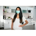 thumbnail image 2 of Earloop Disposable Face Masks  Green (Pack of 50), 2 of 6