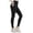Black, variant on Women High Waist Yoga Pants With Pockets Squat Proof Moisture Wicking Lift Workout Fitness Redï¼M