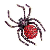 Supvox Fashionable Spider Pin Alloy Red 1Pc