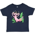 thumbnail image 3 of Inktastic Axolotl Unicorn with Rainbow Tail, Bubbles and Seaweed. Boys or Girls Baby T-Shirt, 3 of 5