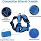 thumbnail image 4 of Arnés para Gatos Correa Ajustable para Perros pequeños Azul XS Arnés para Gatos Reflectante Collar Camiseta sin Mangas Transpirable para Mascotas Gatos Clip Superior con Correa, 4 of 5