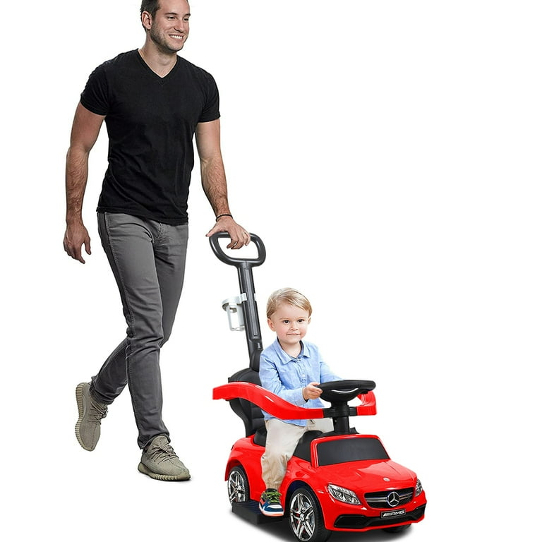 Maxmass Kids Ride On Push Car Licensed Mercedes Benz 3