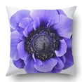 thumbnail image 1 of BOSDECO Violet Isolated Flower Pillowcase Pillow Cushion Cover 18x18 inch, 1 of 1