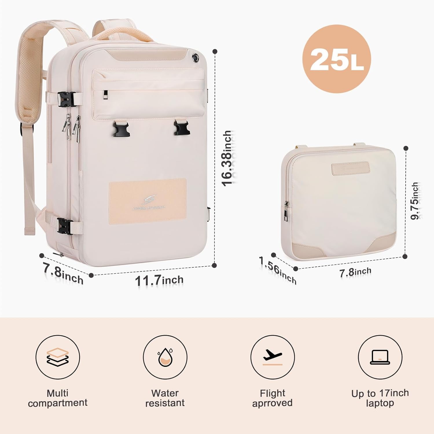 Maelstrom Travel Backpack for Women Men,25L /35L Laptop Backpack