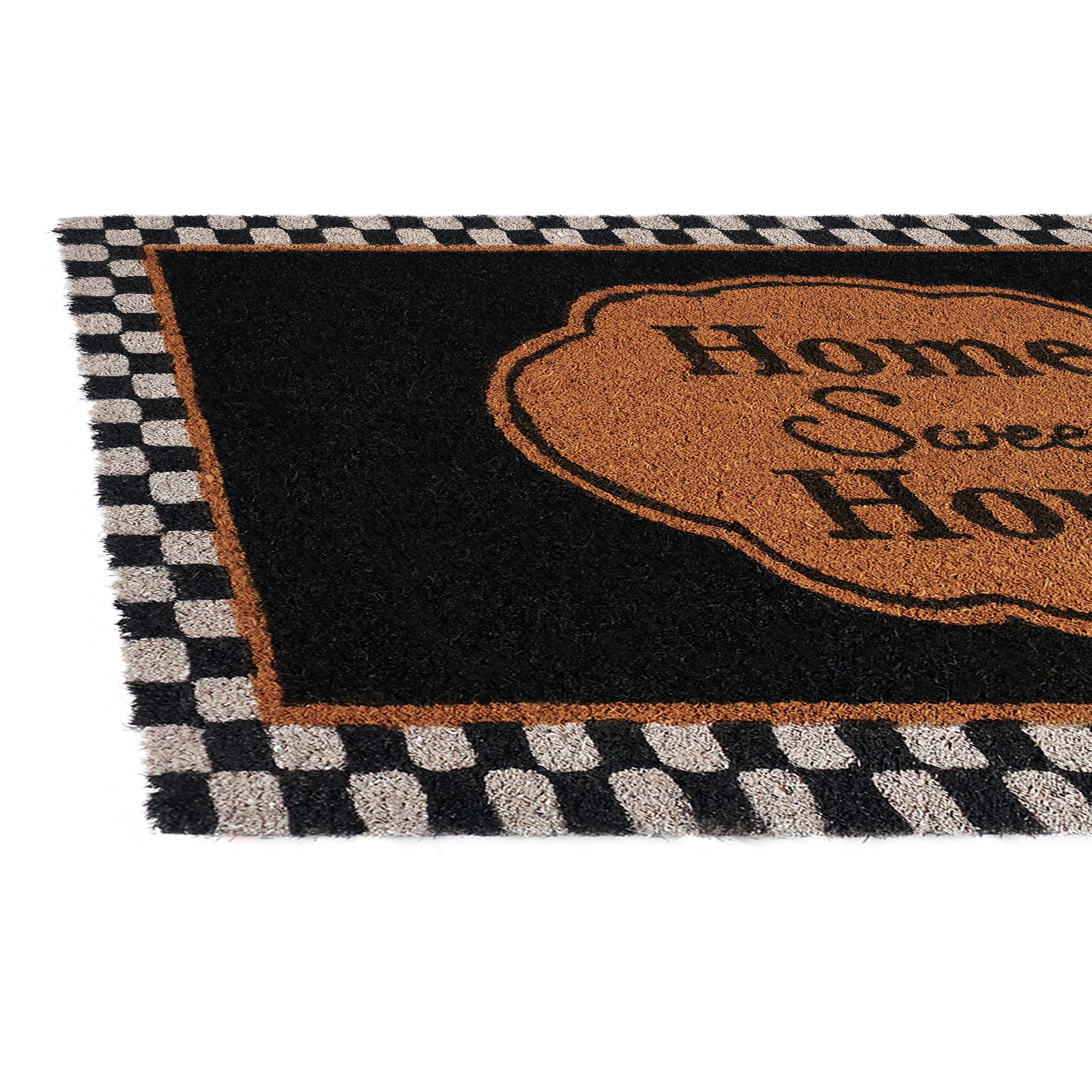 Achim Home Decor Printed 18" x 30" Sweet Home Wood Coir Door Mat