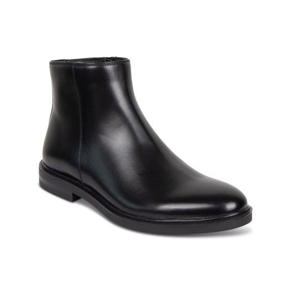 REACTION KENNETH COLE Mens Black Padded Ely Round Toe Block Heel Zip-Up Boots 11.5 M