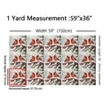 thumbnail image 3 of Castle Fairy Teenager Red Sparrows Fabric by the Yard 10 Yards,Merry Christmas Room Decor Fabric by the Yard,Botanical Plants Berry Fabric for Sewing,Microfiber Bedroom Decor, 3 of 6