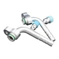 thumbnail image 3 of Juego de racores para acondicionado de 90 degree Piezas de reparación de metal resistentes Accesorios profesionales para coche n. degree 8 y n. degree 10 Racores, 3 of 8
