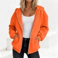 thumbnail image 2 of Lunaseek Womens Zip Up Sweatshirts Oversized Hoodies Long Sleeve Casual Outwear Fall Fashion Outfits with Pockets, 2 of 8