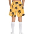 thumbnail image 4 of IVEYRTF Kids Boys Swim Trunks Solid Color Quick Dry Beach Wear Surf Shorts Pocket Design Summer Vacation Comfort Shorts(Yellow,8-9 Years), 4 of 8