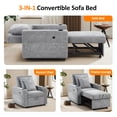 thumbnail image 5 of MCombo 3-in-1 Convertible Chair Bed, Sleeper Chair Lounge Chair Indoor, Modern Single Pull Out Couch for Living Room, Office, 5 of 11