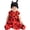 Ladybug, variant on Fleece Sleep Sack Swaddle Blanket Baby Sleeping Bag, Strawberry Blue Small