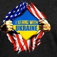 thumbnail image 3 of CafePress - I Stand With Ukraine Support Ukraine Flag T Shirt - Womens Football Shirt, 3 of 4