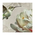 thumbnail image 4 of WYYP Hummingbird Flower Square Tablecloth Waterproof 100% Polyester Fiber 46*46, 4 of 8
