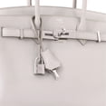 thumbnail image 6 of Pre-Owned Birkin Handbag Light Swift with Palladium Hardware 30 By Rebag, 6 of 7
