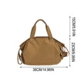 thumbnail image 3 of Weloille Convertible Shoulder Handbag, 1.2 ft Stylish Top Handle Satchel, Waterproof Scratch Resistant Tote Bag, Multi Functional Portable Bag for Work, Shopping, Dating and Outdoor Travel, 3 of 6