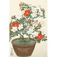 thumbnail image 3 of Koson, Ohara 11x14 Black Modern Framed Museum Art Print Titled - Blooming azalea in brown pot, 3 of 5
