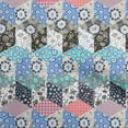 thumbnail image 1 of oneOone Rayon Light Pink Fabric Floral Craft Projects Decor Fabric Printed By The Yard 56 Inch Wide, 1 of 4