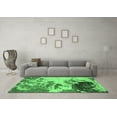 thumbnail image 3 of Ahgly Company Indoor Square Abstract Emerald Green Modern Area Rugs, 5' Square, 3 of 4