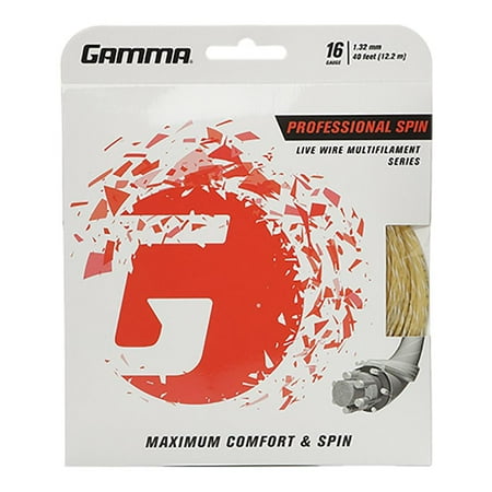 Gamma Professional String - Live Wire Professional Spin 16G String