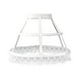 thumbnail image 3 of Estilo Vintage mujer 2 aros Pannier enagua ahueca hacia fuera Birdcage Ruffles Underskirt para Cosplay Lolita niñas vestido de novia Accesorios blanco Hugo Enagua de alforja para mujer, 3 of 10
