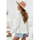 thumbnail image 1 of ABPHQTO Blazer con botones de novedad de manga larga con doble botonadura blanca para mujer, 1 of 5