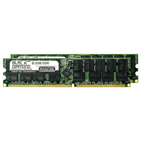 - 4GB 2X2GB Memory RAM for HP Workstation Xw9300 184pin PC3200 400MHz DDR RDIMM Black Diamond Memory Module Upgrade
