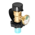 thumbnail image 2 of Amdohai Adaptateur de Réservoir de Propane Lixada, Valve de Régulateur en Laiton Massif, Tuyau de Régulateur de Sécurité pour Réservoir POL, Se Convertit en QCC1/Type1, avec Indicateur de Jauge, 2 of 7