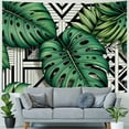 thumbnail image 4 of GOSMITH Tropical Green Banana Leaf Tapestry for Living Room Bedroom Dorm Decoration Painting, 4 of 6