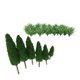 thumbnail image 1 of Mini Modelo Árbol Ciprés y Hierba Juguete Accesoiros para de Modelos de de Arena, 1 of 9