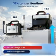 Hcalory Diesel Air Heater, TB2 2025 updated 12V 8KW All-In-One Portable Handheld Toolbox with Bluetooth APP Control and adapter for Car Trucks Boat Bus RV Trailer Motor-Homes and Camper