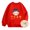 B-Red, variant on EQWLJWE Little Boys Girls New Year Sweatshirt Classic Red Cartoon Letter Print Long Sleeve Round Neck Pullover Loose Sweatshirt for Spring Festival Party(3-11Years)
