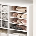 thumbnail image 2 of Furinno CUBICLE 3-Tier Cube Shelf Insert, Storage Organizer Accessory, Plain White, Fits Furinno Extra Thick Cubes, 2 of 4