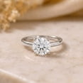 thumbnail image 3 of Rosec Jewels Lab Grown 2 Carat Diamond Engagement Ring for Women - IGI Certified - E-VS1 Quality - with Jewelry Box, 10K White Gold, US 4.50, 3 of 8