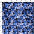 thumbnail image 2 of Soimoi Blue Fabric - By the Yard - 56 Inch Wide - Geometric Rectangel Print Textile - Intricate and Stylish Patterns for Fashion and Decor Printed Fabric, 2 of 6