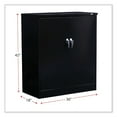 thumbnail image 2 of Alera Assembled 42" High Heavy-Duty Welded Storage Cabinet, Two Adjustable Shelves, 36w x 18d, Black, 2 of 8