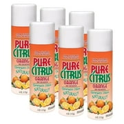Pure Citrus NA228-6 Non-Aerosol Air Freshener Spray, Refreshing Orange Scent, 4 oz (Pack of 6)